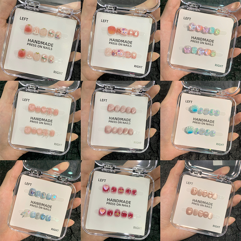 新款可爱3至10岁纯手工指甲贴