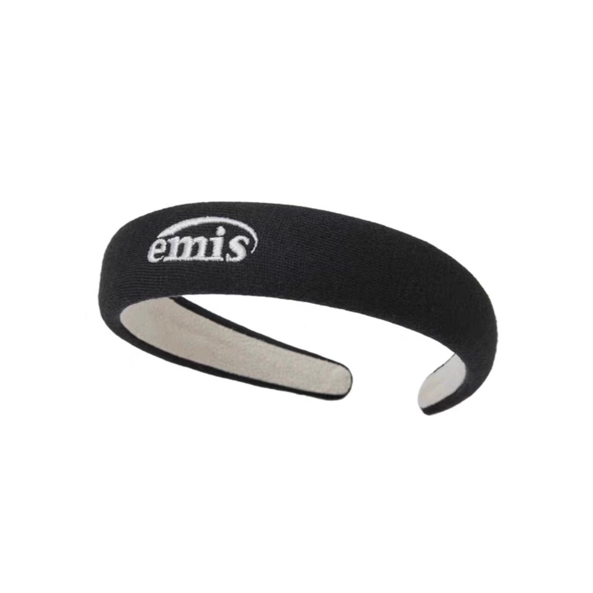 emis发箍刺绣字母发箍高颅顶高级感女式夏天发饰洗脸发卡小众