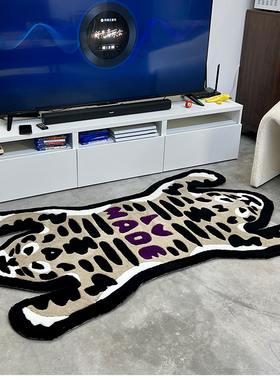 原创恶搞 HumanMade Tiger Rug Large联名老虎居家地毯卧室客厅