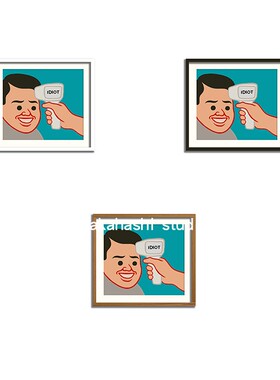 西班牙Joan Cornella猎奇设计客厅装饰画有框卡通简约单幅现货