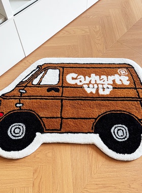 新款卡哈特carhartt地毯家用客厅卧室床边工作室高密手工枪刺包邮