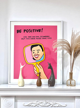 新款西班牙艺术家Joan Cornella猎奇设计 客厅装饰画有框卡通简约