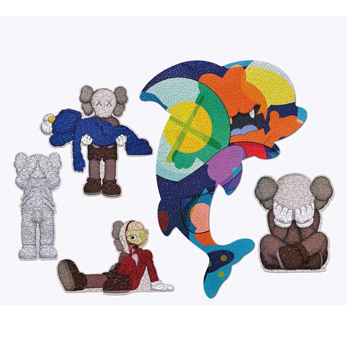 艺术品玩具kaws成人拼图14+