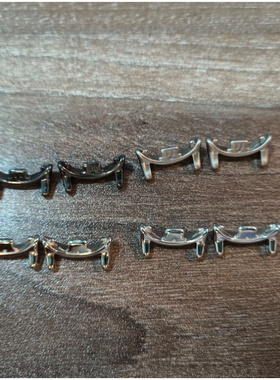 适用小米手环8表带连接器mi band8金属头粒小米8不锈钢连接器12mm