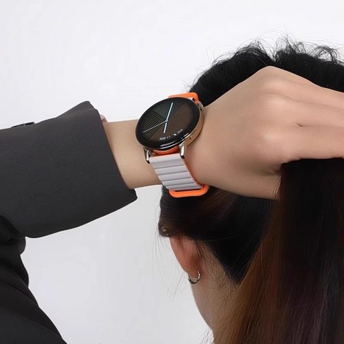 适用vivowatch5表带硅胶磁吸回环