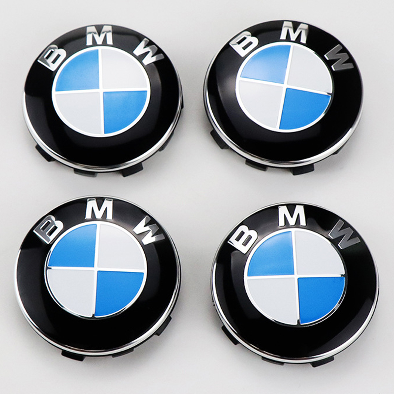 适用宝马5系轮毂盖汽车轮胎中心车标志配件520li 523Li525Li530Li