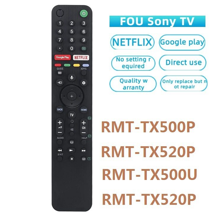 适用于SONY智能液晶电视机语音遥控器RMF-TX500P RMF-TX500U