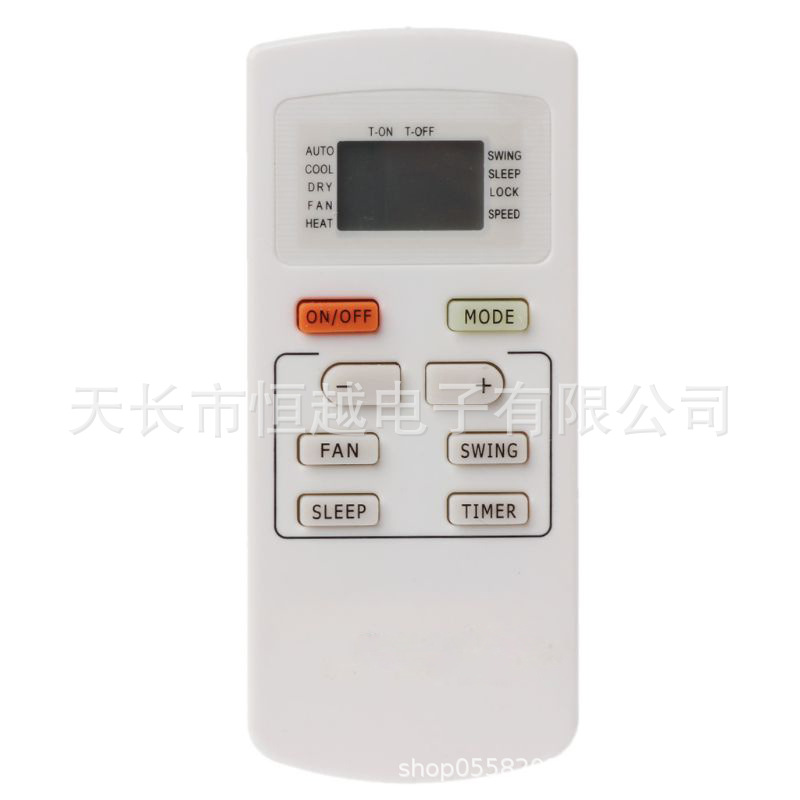 英文空调红外遥控器适用于yx1f广州厂家直销 eaby 出口