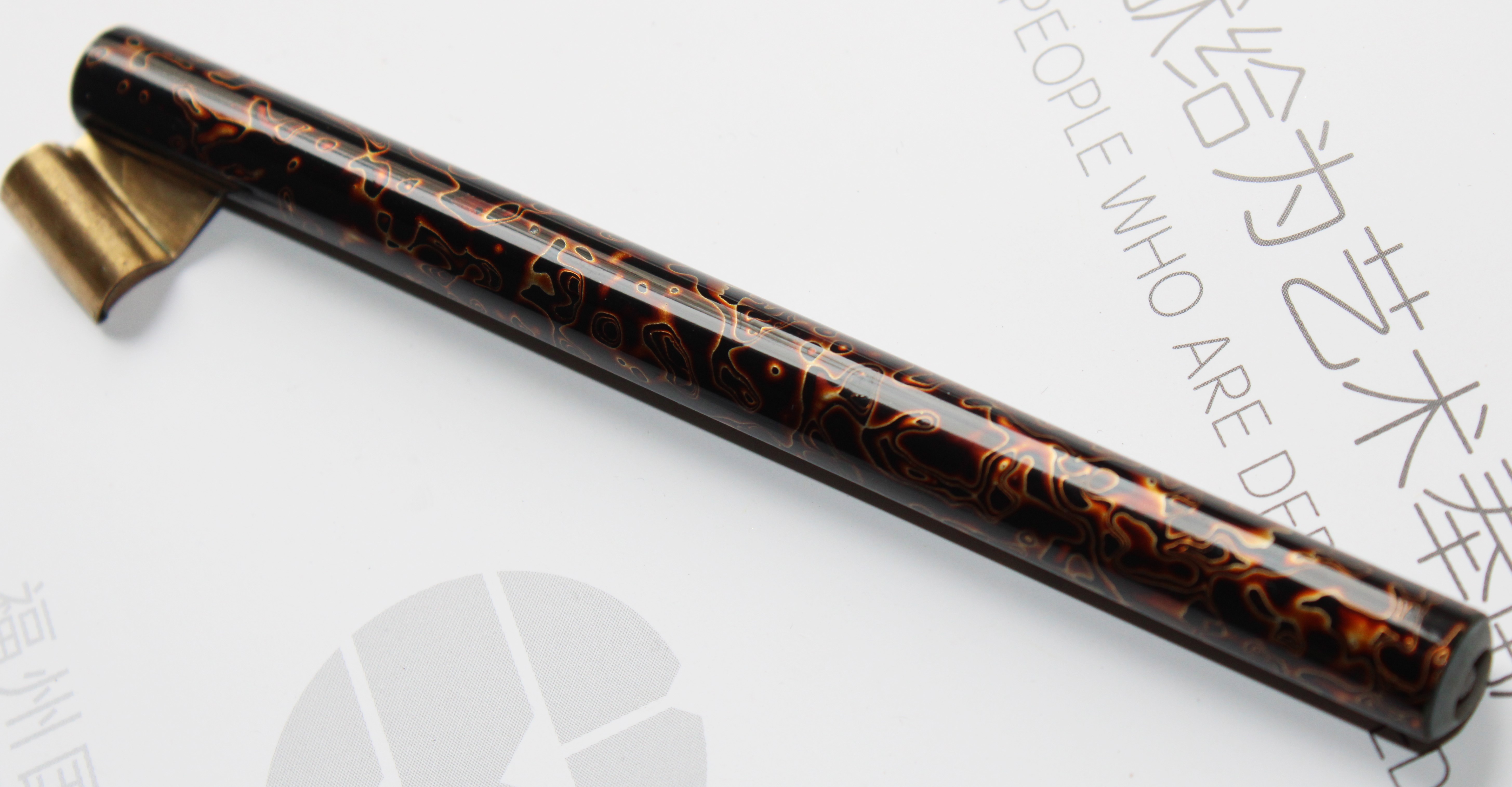 写乐大型21k英雄100百乐845大漆钢笔犀皮漆蘸水笔福州漆器定制