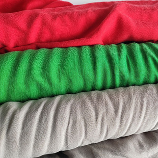 清仓特价  三色 铜氨丝树皮纹提花重磅女装面料