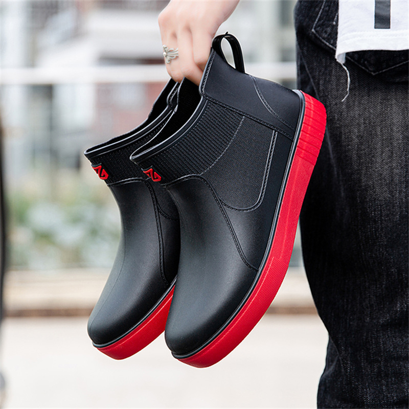 韩版时尚低帮轻便厨房工作雨鞋