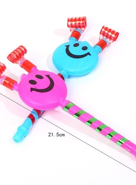 小朋友哨子笛子眼睛生日学校龙卷长舌头小宝宝搞怪儿童吹笛卷礼物