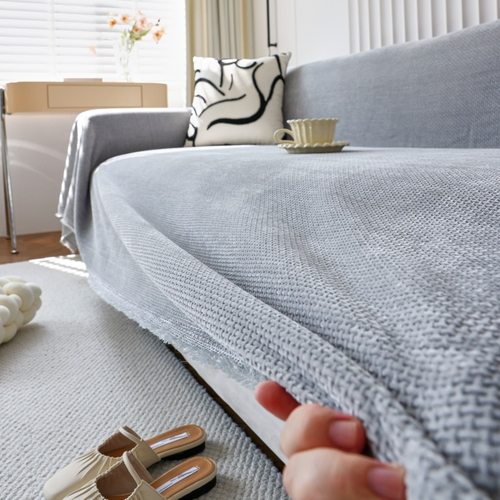 加宽加大230雪尼尔沙发盖布高级感沙发垫沙发巾Sofa Throw Covers