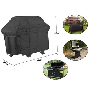 防尘罩 cover 210D黑色涂银牛津布烧烤罩 bbq 工厂直营户外花园
