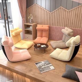 速发寝室沙发椅小沙发单人迷宿舍懒型椅经济型小人床上踏踏米懒发