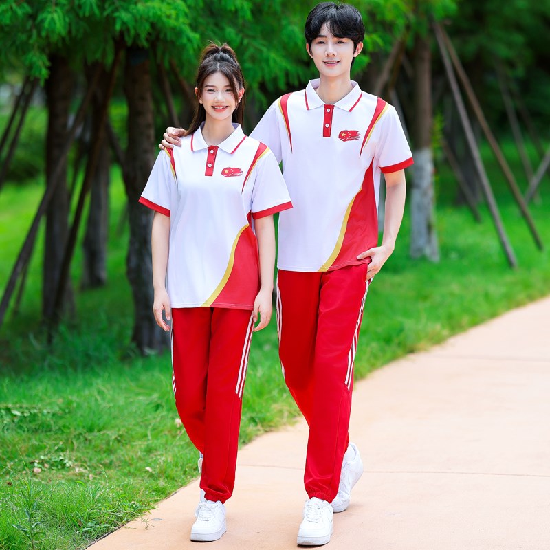 速发唱服动国风套装初中生合班演出服高中学生运中会开幕式服装校