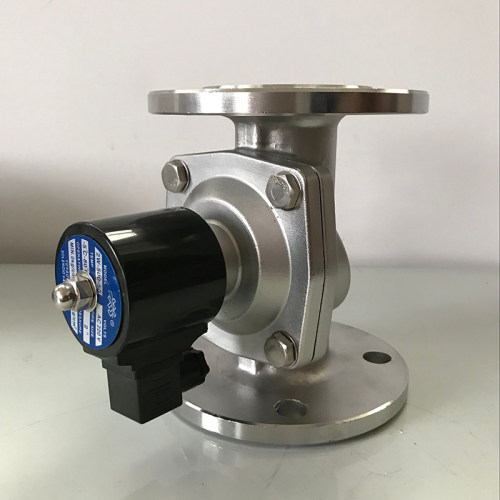 速发不锈钢电磁阀法兰D50水用220V常闭24V水箱液位控制阀2W ZCS