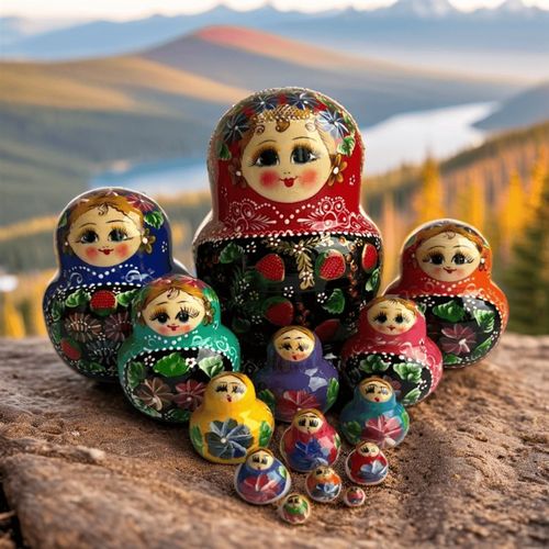 速发烤漆俄罗斯套娃15层手椴实木工艺品工游纪念品送老外礼物旅木