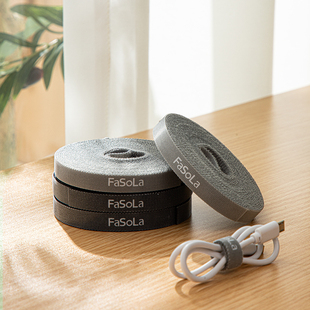 速发魔术贴扎扎束线器线术扎带子母扣电魔可重复使用带线带