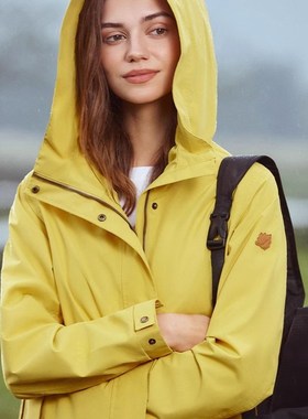 速发LUMA乐飞叶户外冲锋中II级士衣长款休闲防衣风水透湿夹克外套