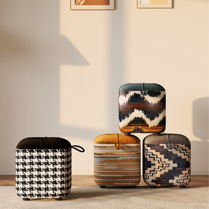 速发小凳子家用板凳沙发脚踏客厅房方凳茶几坐墩久坐舒服矮凳