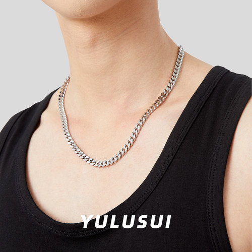 YULUSUI欧美古巴项链素链