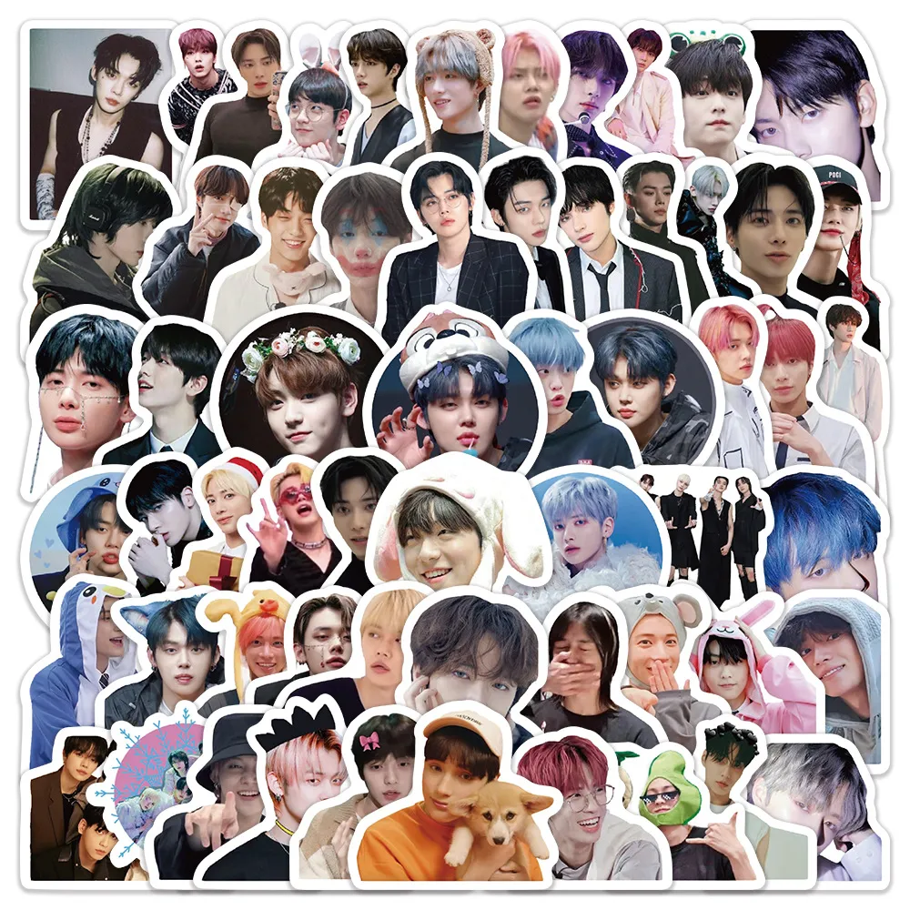 60张TXT男团涂鸦贴纸男明星