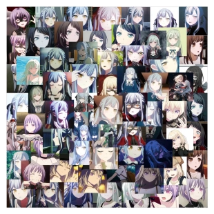 饰滑板笔记本个性 防水头盔贴纸 mujica颂乐人偶涂鸦贴纸装 80张Ave