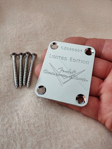 电吉他加强板琴颈固定钢板钢牌贝司琴体连接扣吉它补强板护板BASS