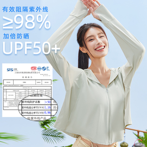2024原纱冰丝新款户外宽松防晒衣女夏超薄亲肤透气防紫外线防嗮服