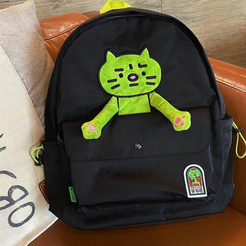 焦虑猫大容量初高中百搭背包