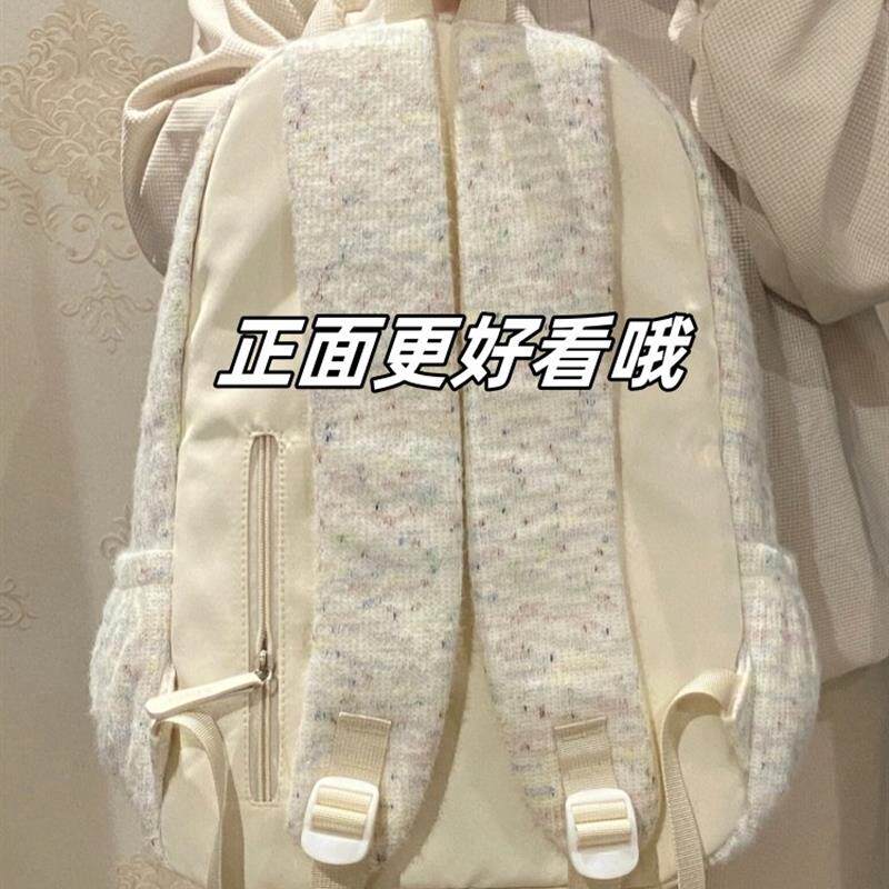 软糯糯书包女ins日系小清新背包