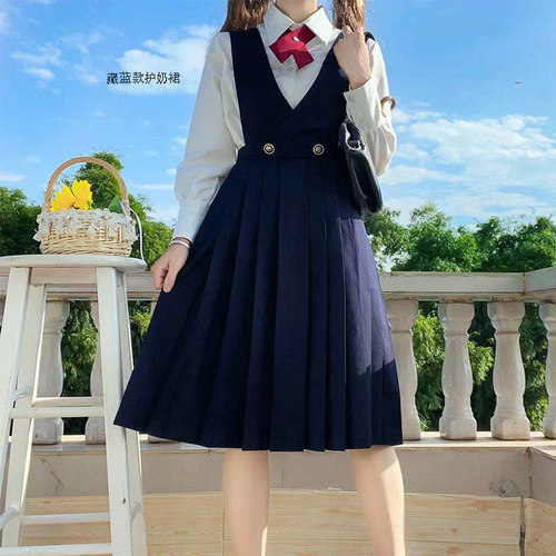 jk日系学院风高端百褶裙连体制服