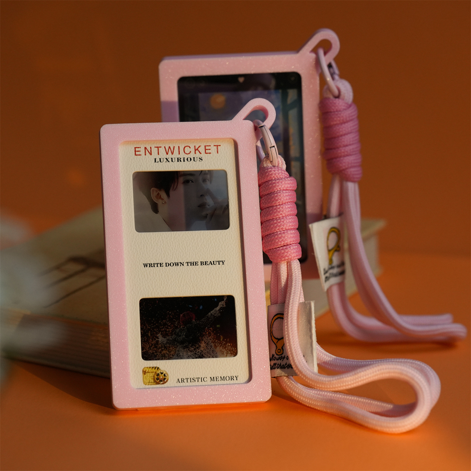 二联照片钥匙扣挂件63