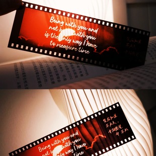 反转胶片书签透卡光影人生四格照片打印冲洗菲林相册DIY礼物礼品