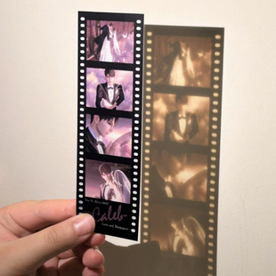 反转胶片人生四格书签照片打印冲印透明菲林生日礼物纪念礼品透光