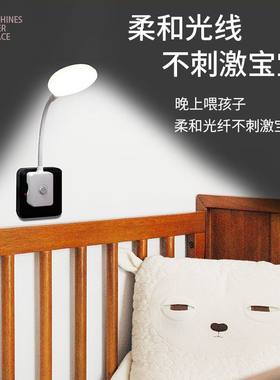 家用直插式LED阅读学习壁灯插座式带开关可调节亮度卧室照明台灯