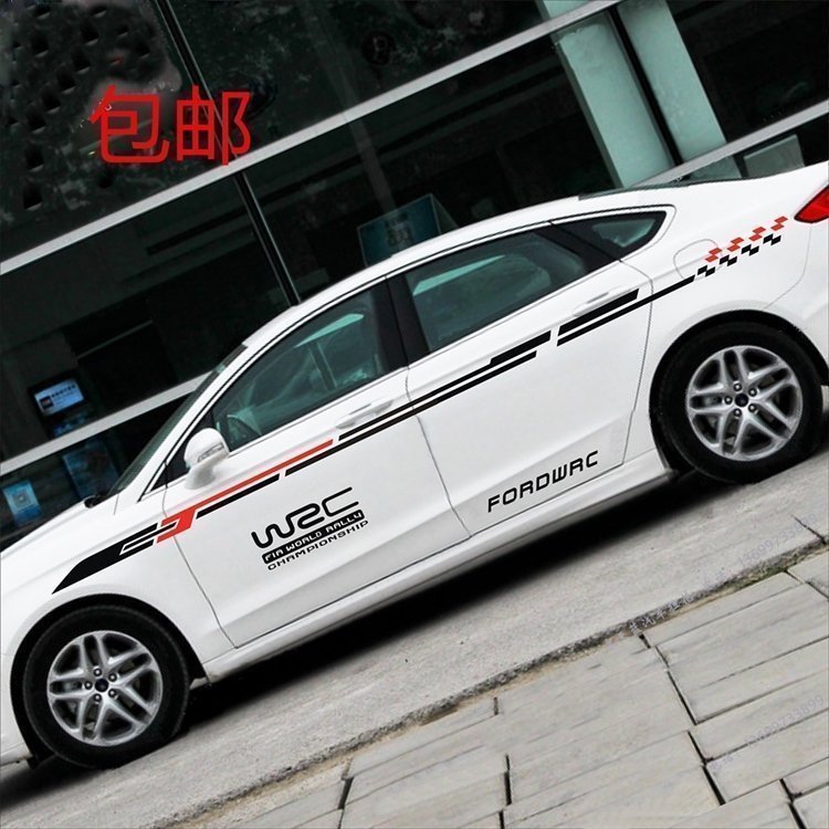 致尚 逸动XT汽车腰线拉花 赛欧车身装饰改装贴纸瑞纳全车贴花