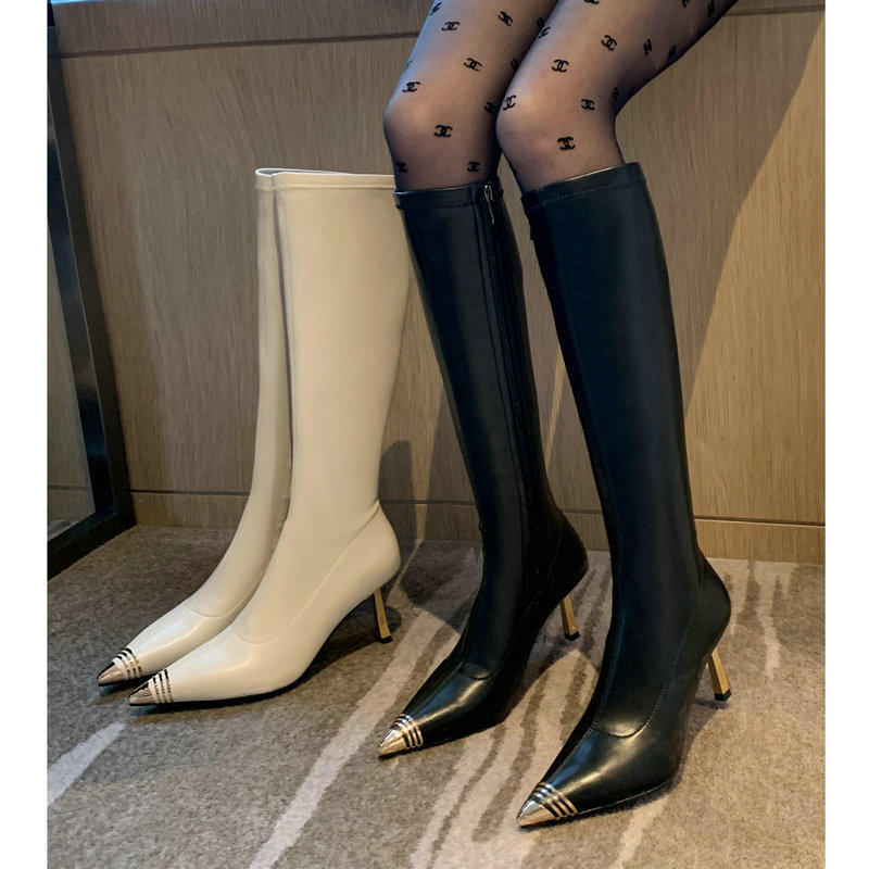 细高跟弹力瘦瘦靴骑士靴高筒靴