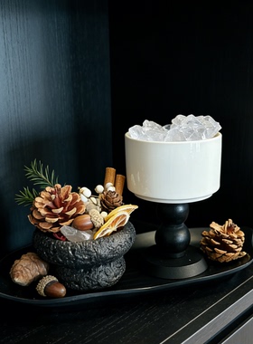 白水晶肉桂生财入户玄关鞋柜摆件客厅招财无火香薰氛围感乔迁礼物