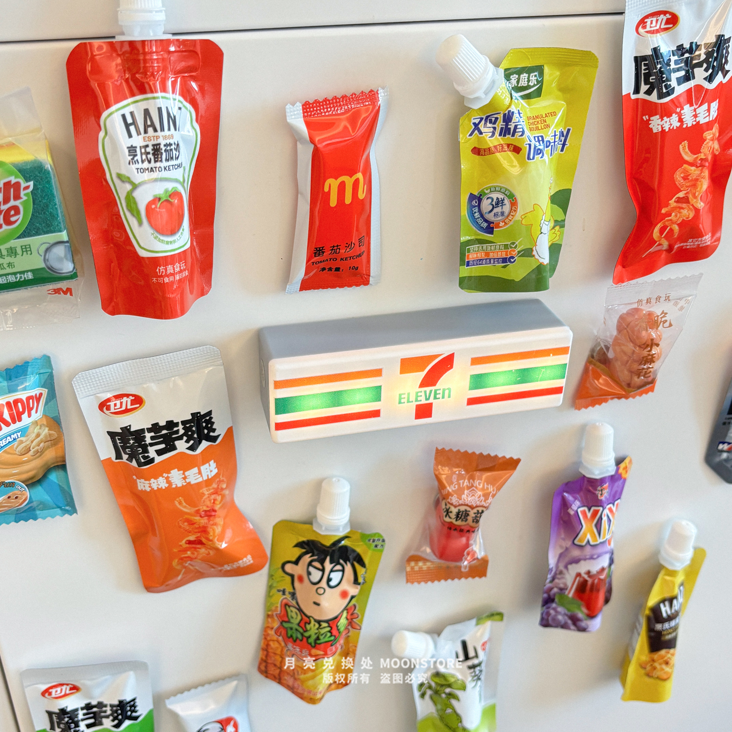 ins零食饮料磁吸冰箱贴微缩食玩