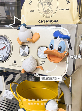 冰箱贴磁吸鸭PP入户门装饰吸铁石