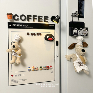 月亮兑换处冰箱贴磁贴留言板可擦写入户门磁吸装饰备忘录提示板