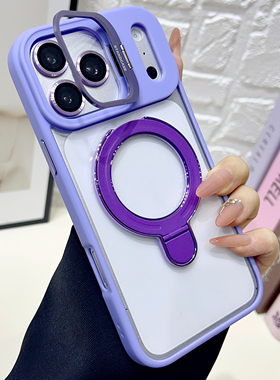 MagSafe磁吸带镜头膜适用苹果17ProMax手机壳新款iPhone16P硅胶15透明14p高级感13全包12防摔11保护套air外壳