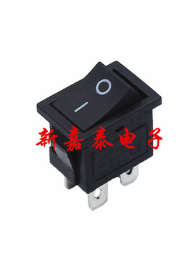 大号船型开关KCD4-201 黑色 4脚2档 电源翘板开关16A/250V