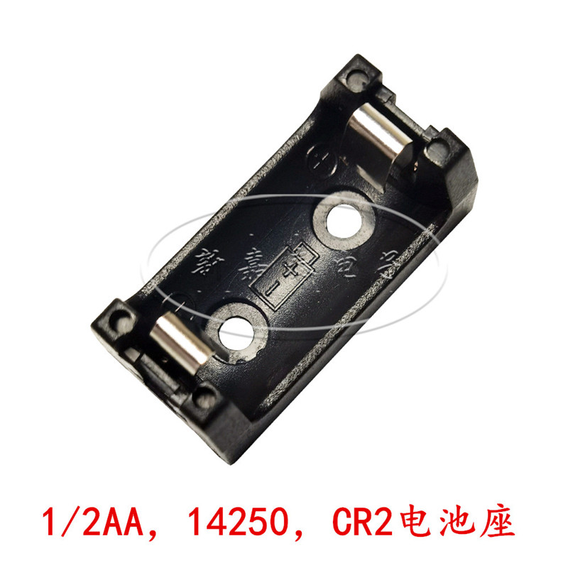 带插针电池盒CR2电池座abs硬