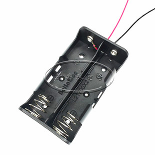 2节21700电池盒 并联20700 3.7V 带线锂电池座 双节21700电池仓槽