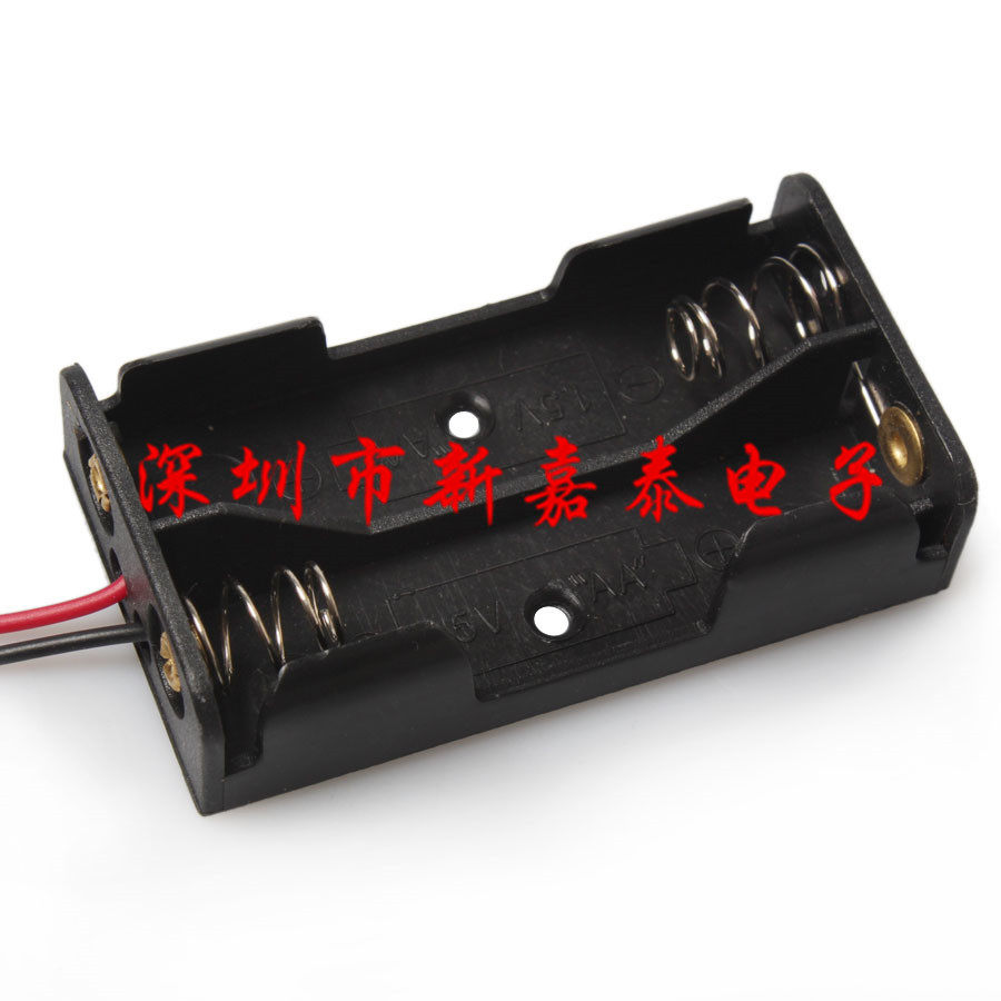 5号2节带线电池盒无盖无开关