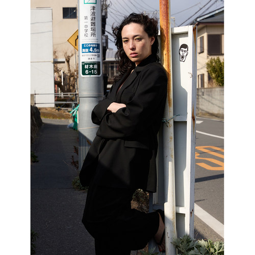 ZUKIZUKI 中性宽松廓形立体花朵西装