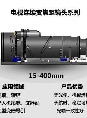 连续变焦白光镜头定制边海防